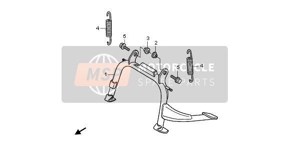 Honda PES125R 2010 STAND for a 2010 Honda PES125R